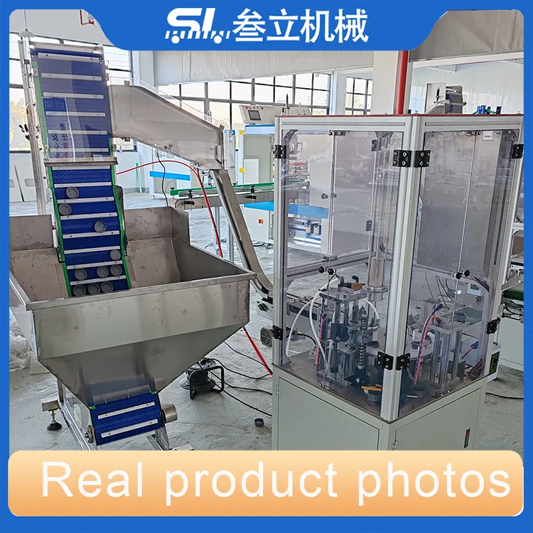 High Speed Automatic Cap Wad Inserting Machine for Plastic Bottle Caps
