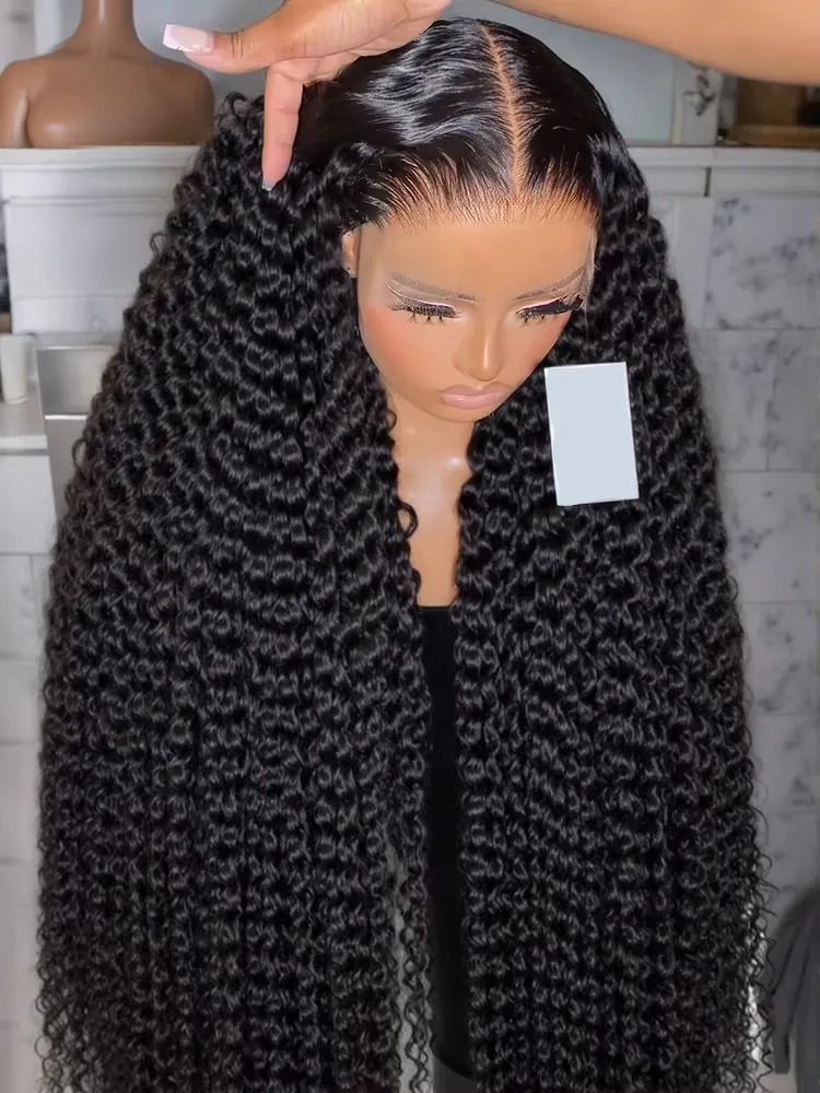 250% Density 13x6 FullLoose Deep Wave Hd Lace Frontal Wig 30 36 Inch 13x4 Glueless Curly Human Hair Lace Front Wigs For Women Peruvian Hair Preplucked Nature Hairline Remy