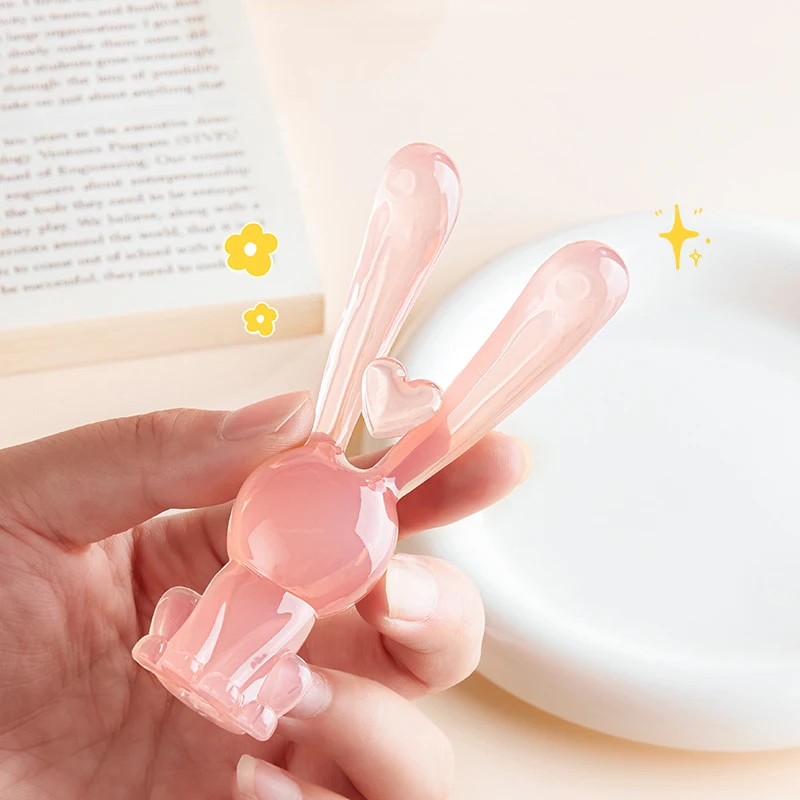 

Cute Rabbit Massager Comb PP Mini Face Tool Eye Acupressure Stick Nasal Bridge Scraping Beauty Tool