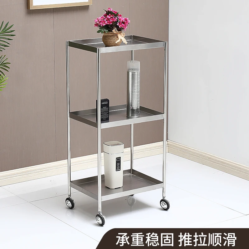 Organizer Luxury Trolley Professional Wheels Spa Auxiliary Cart Beauty Salons Carrello Portaoggetti Hair Salon Furniture MQ50SL