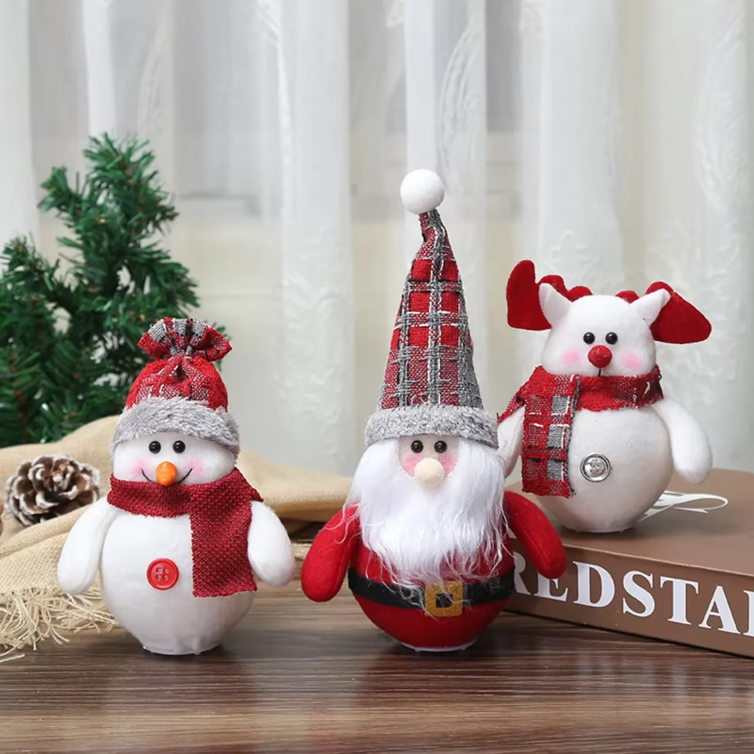 Christmas Snowman Led Christmas Decorations Doll With Light Snowman Christmas Table Decoration Xmas Gnome