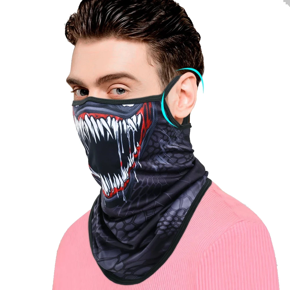 Summer Protective Sport Masks Cycling Neck Gaiter Joker Bandana Hunting Hiking Scarf Bicycle Face Mask Venom Headgear Balaclava