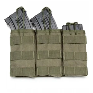 Taktik Üçlü Molle Dergisi Torbalar, Airsoft, AK 7.62, 5.56 mm, M4, AR 15, Tüfek, makineli tüfek Çantası Avcılık Aksesuarları İlkbahar dergisi için en iyi 10 satış-№10