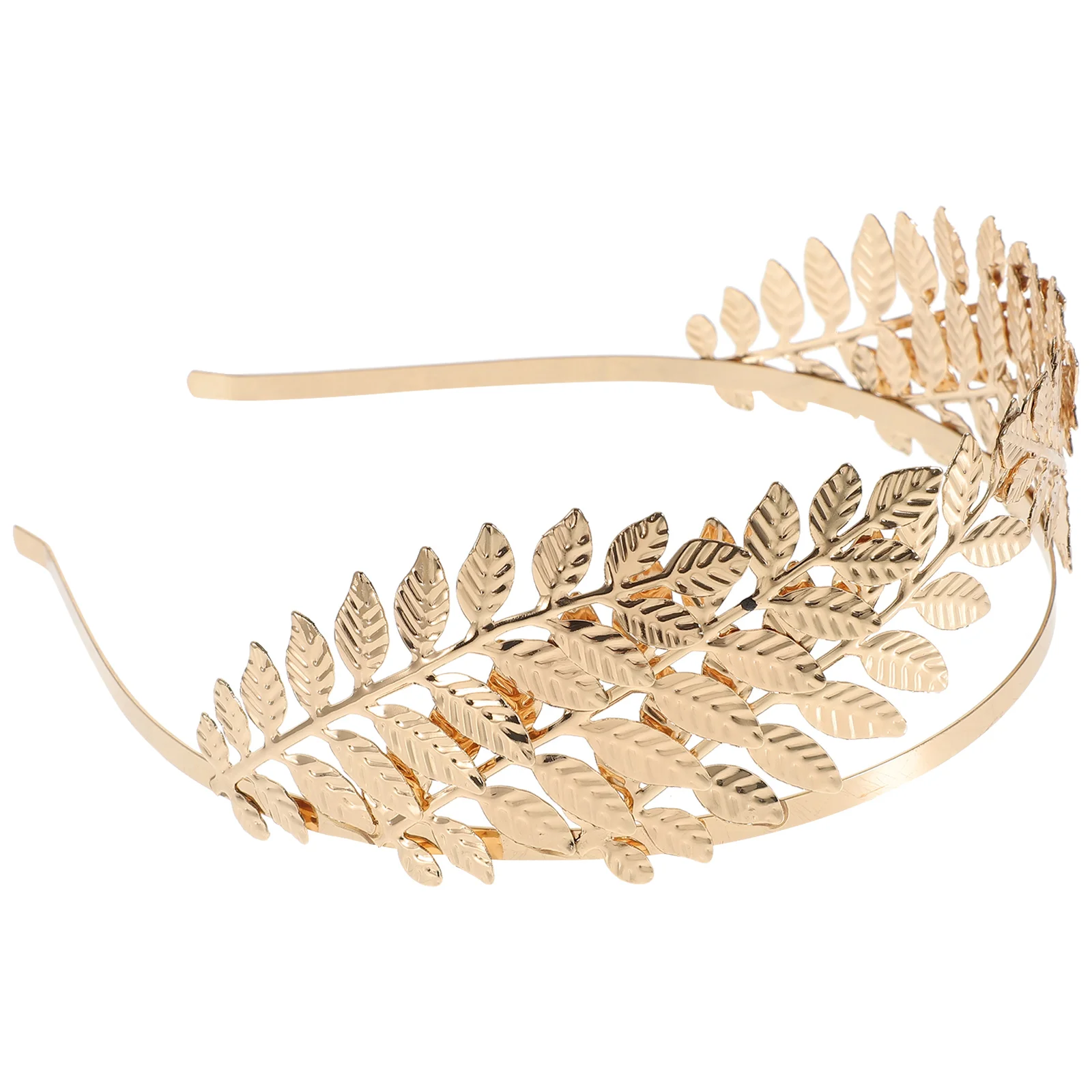 

Headdress for Bride Hair Wedding Bridal Headpiece Leaf Tiaras Women Branch Band Crown Gold Accessories Hoop Headband Miss