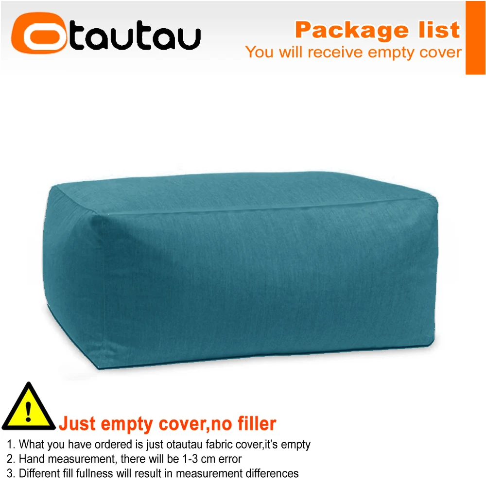 OTAUTAU Outdoor Oxford Zitzakhoes Zwemmen Zwembad Float Lounger Beach Club Poef SF505 【Geen vulmiddel! U moet het zelf opvullen!】