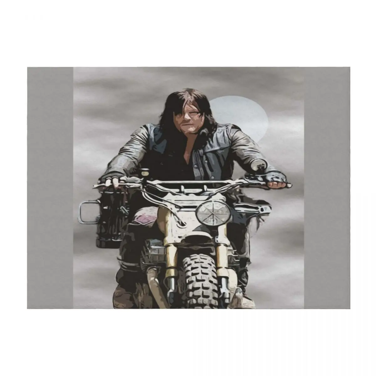 

The Walking Dead Daryl Dixon Throw Blanket Personalized Gift Luxury Designer Hairy Flannel Fabric Blankets