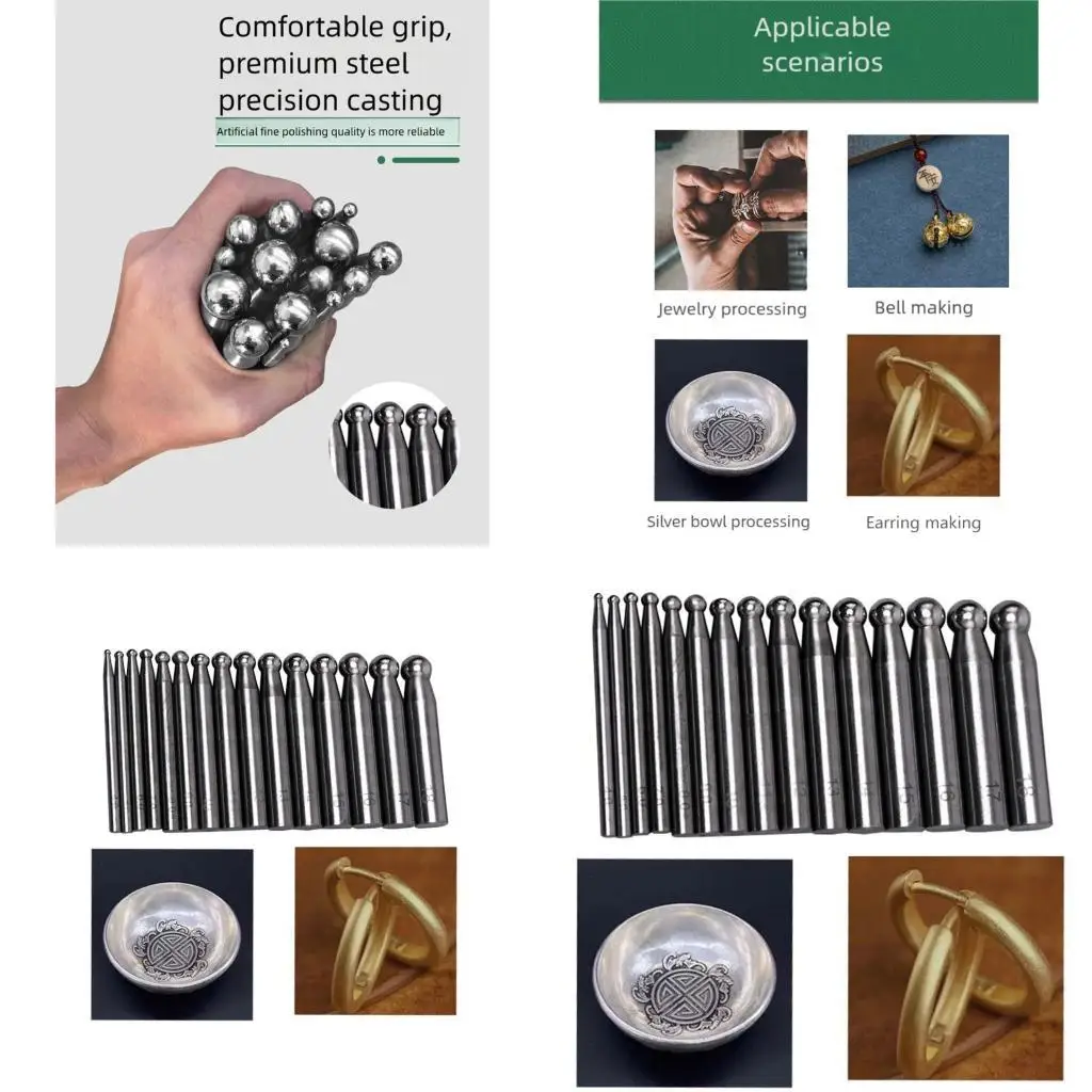 

Набор металлических дыроколов нескольких размеров J78F для изготовления бусин, колокольчиков и декоративных изделий