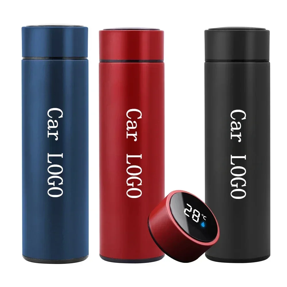 500ml Portable Car Smart Thermos Bottle Temperature Display Cup for Wuling Hongguang S V NanoEV EV50 MINIEV Car Supplies