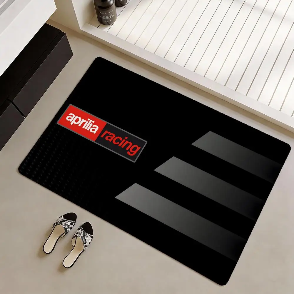Cool Motorcycle A-Aprilia Mobile Floor Mat Soft Flannel Non-Slip Door Mat - Thickened Rug for Living Room Home Decor