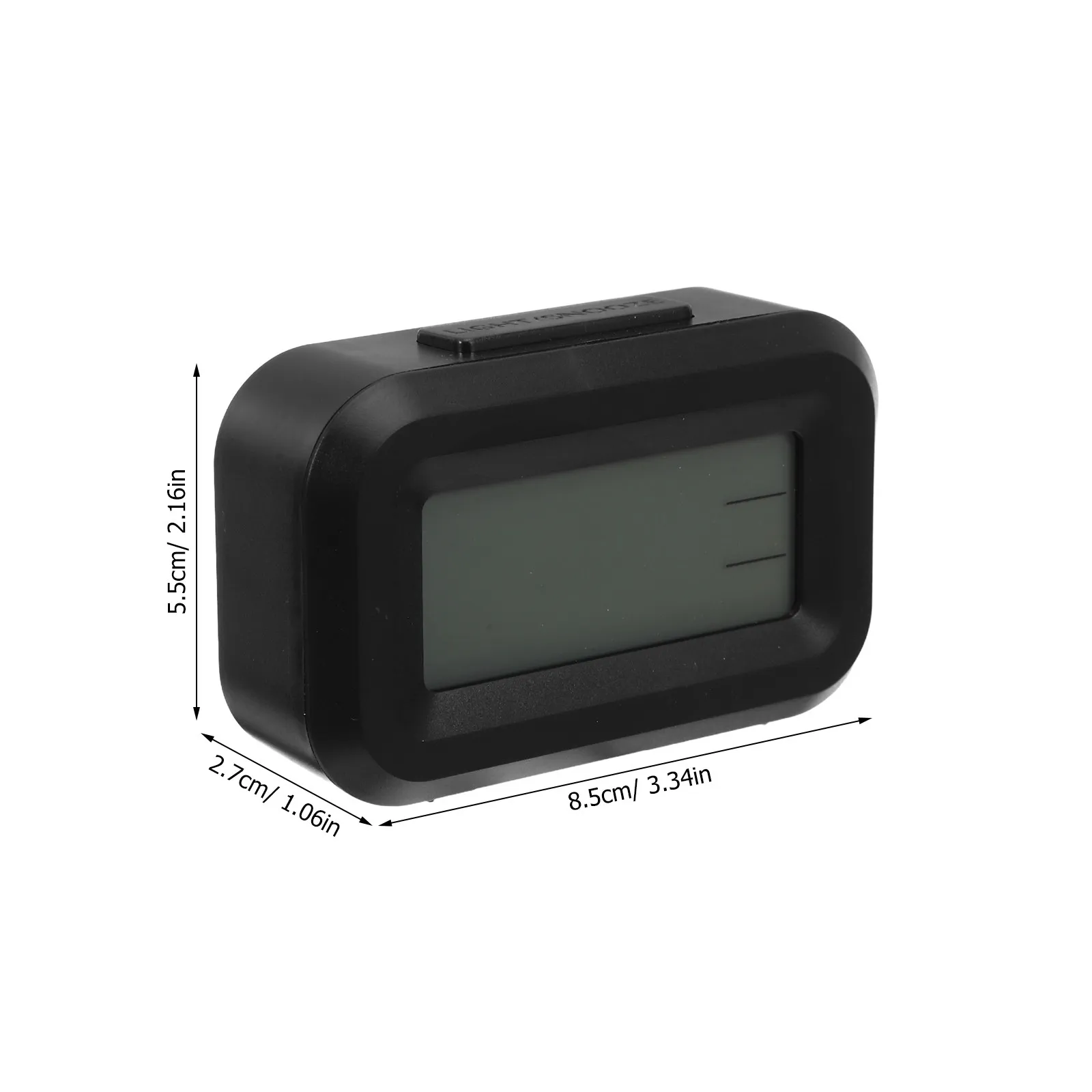 Black LED Digital Alarm Clock 5