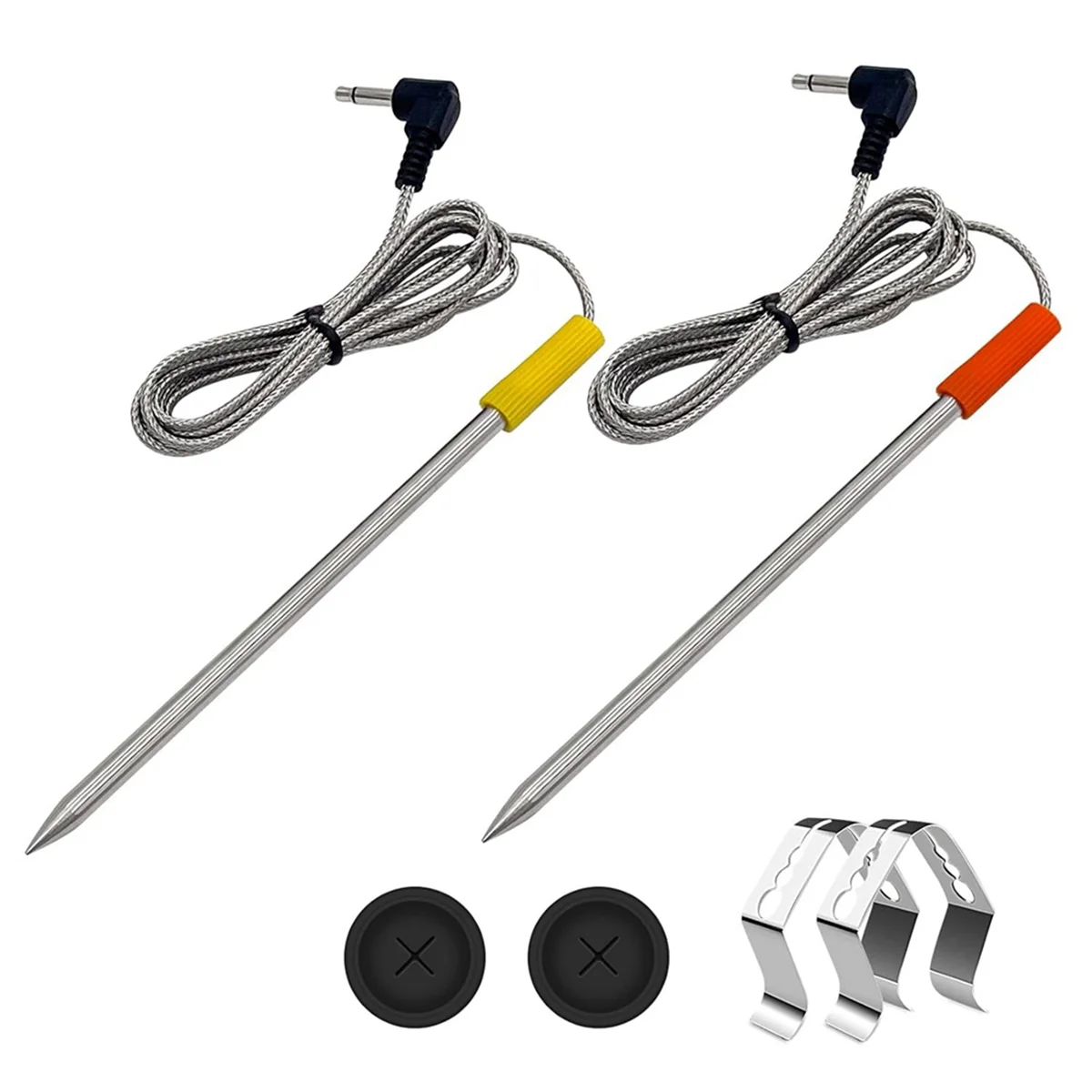 

2-Pack Meat Probe for Oklahoma Joe'S,Z Grills,Cuisinart Wood Pellet Grill,with Probe Grommet and Temperature Probe