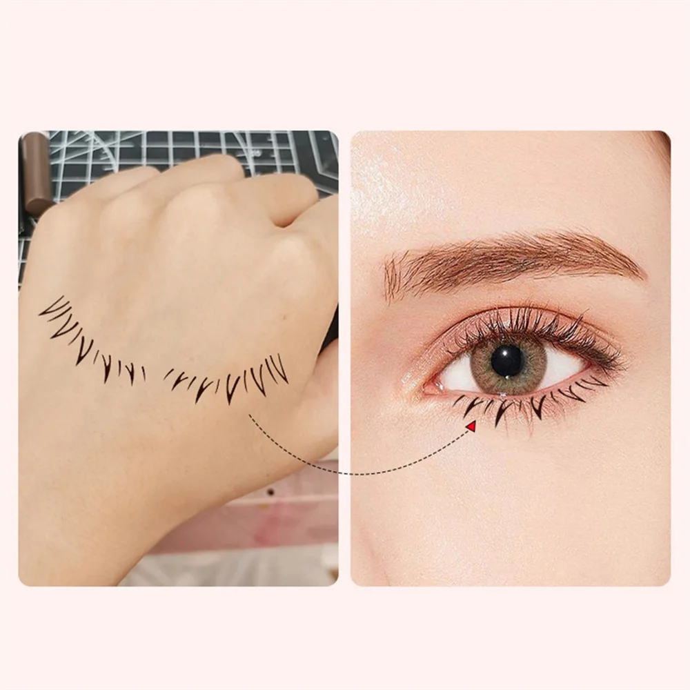 Lower Eyelash Silicone Stamp Set False Eyelash Realistic Lash Tool Create Various Styles Lower Lash Stamps Easily (Daily Basic)