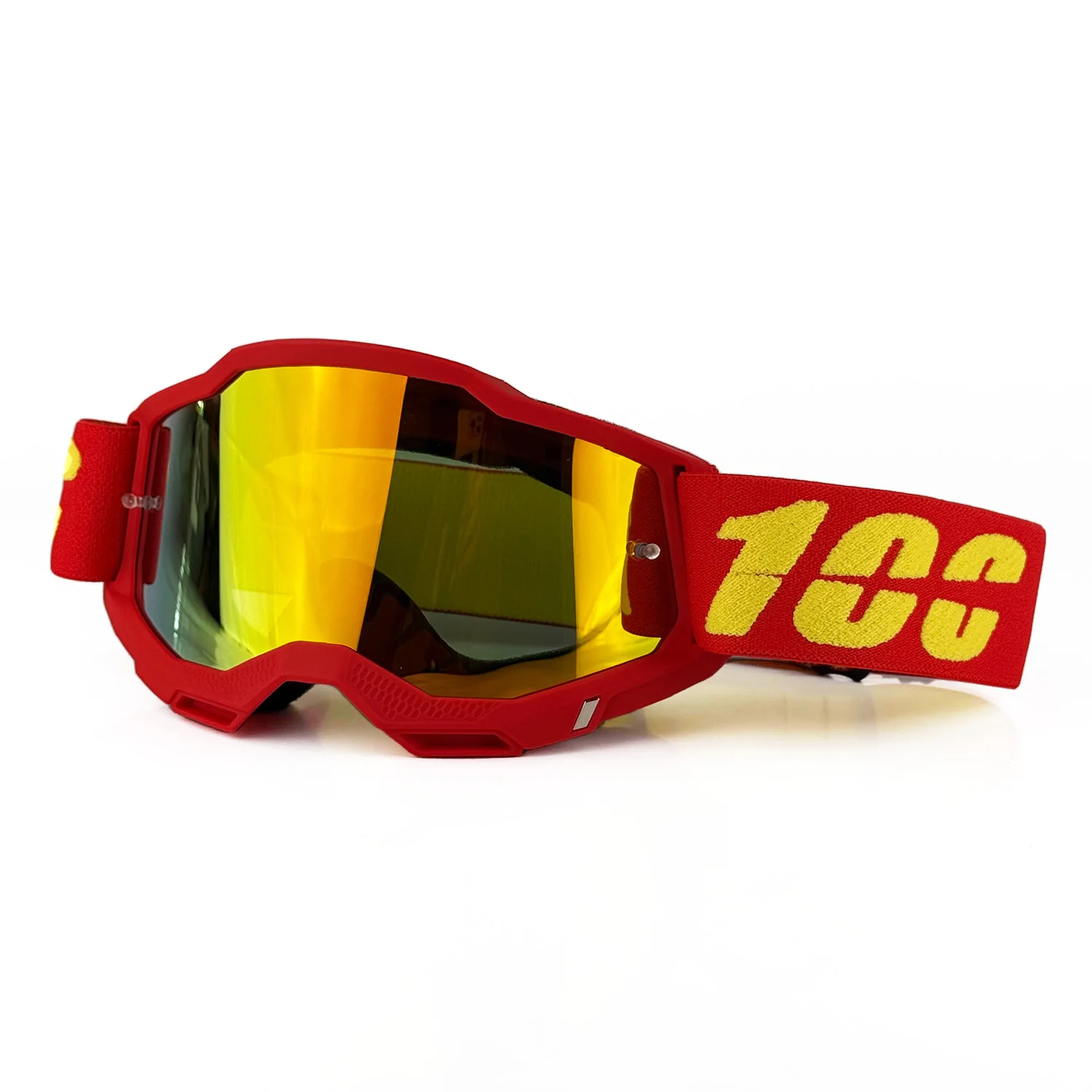 

1 шт. многоцветные легкие мотоочки без носа для ПК — UV400, устойчивые к царапинам, внедорожные квадроциклы MX, подходят для западных рынков