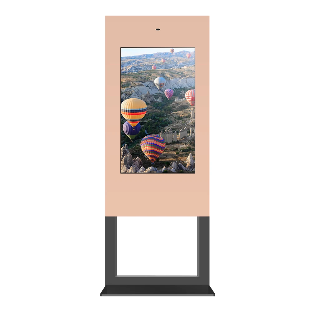 Wholesale Ip65 Stand Waterproof Kiosk Android Window 55 65 75 86 Inch Screen Outdoor Lcd Display Digital Advertising Signage