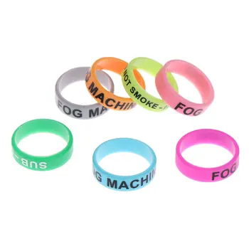 10 ks zastřihovací rukojeť na zastřihovač vlasů, gumová protiskluzová rukojeť na zastřihovače, kadeřnické ozdobné kroužky 8 nejlepší prodej zastřihovač holičství grip supreme - №7