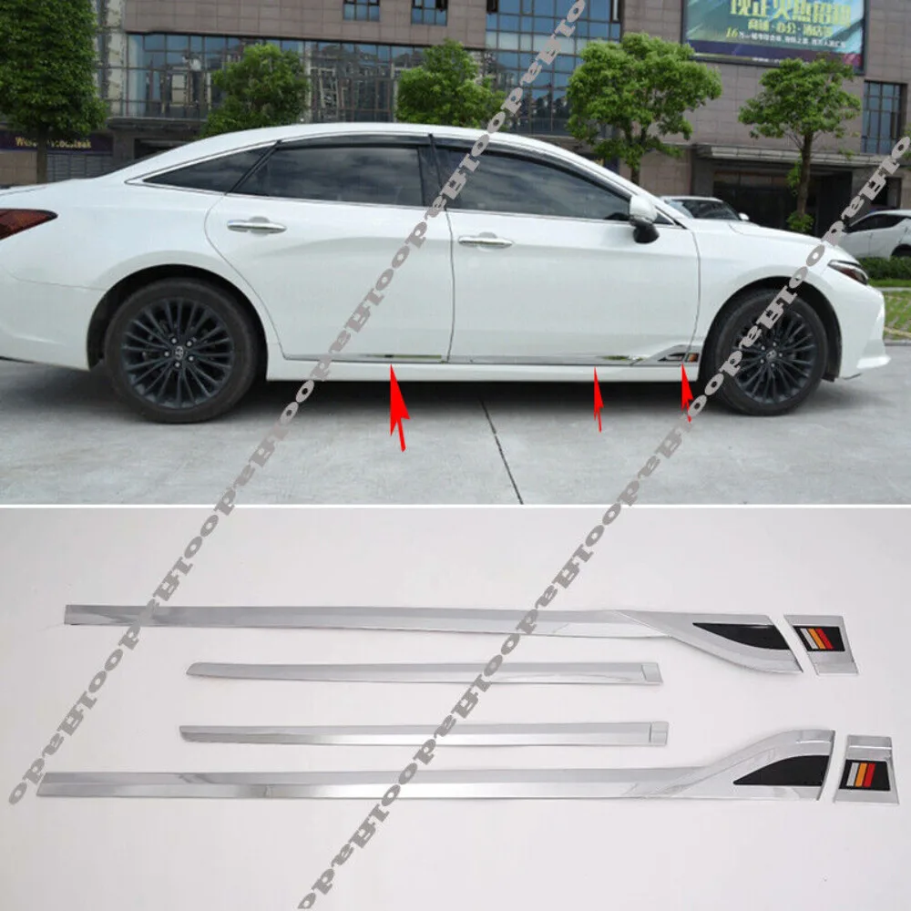 

6X для Toyota Avalon 2019-2022 ABS хромированный корпус боковой двери автомобиля