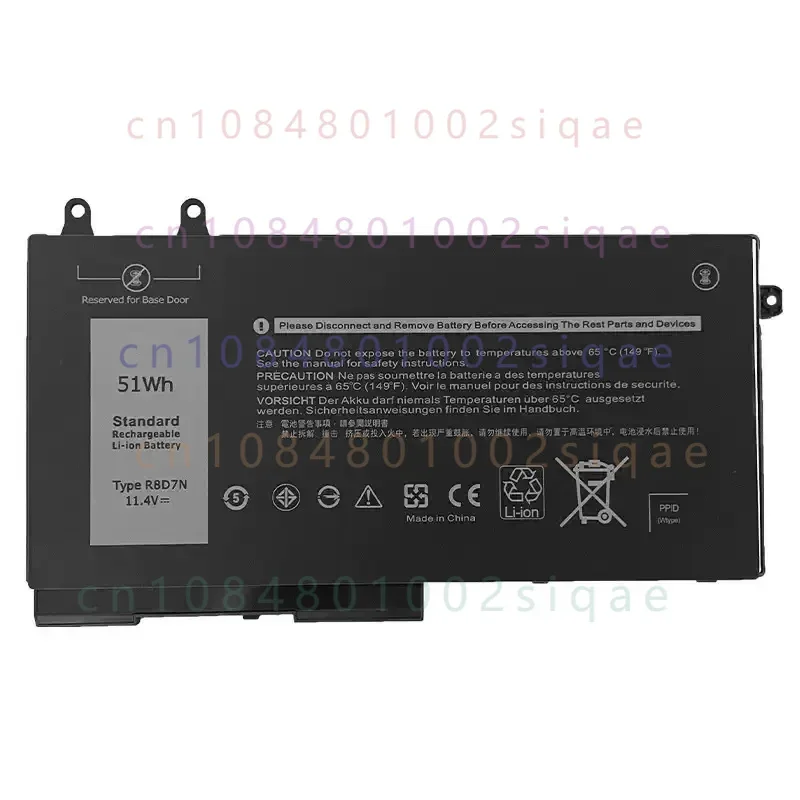 R8D7N Laptop Battery For Dell Latitude 5400 5500 Precision 3540 Inspiron 7590 7591 7791 2-in-1 Sereis R8D7N 11.4V 51WH
