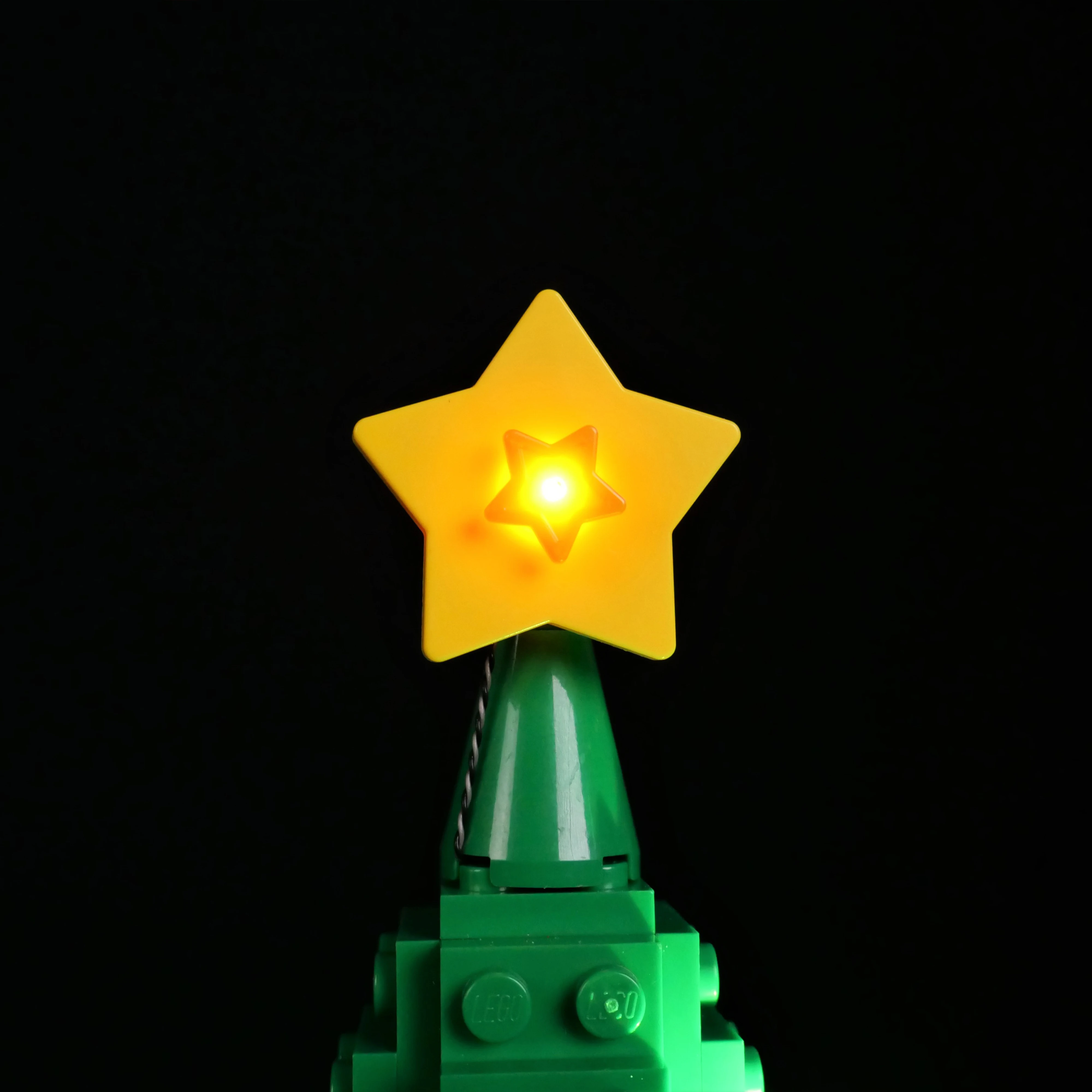 Kit d'éclairage LED Compatible avec 40573, modèle d'arbre de noël créatif, ensemble de lumières décoratives pour affichage de vacances (lumières uniquement)