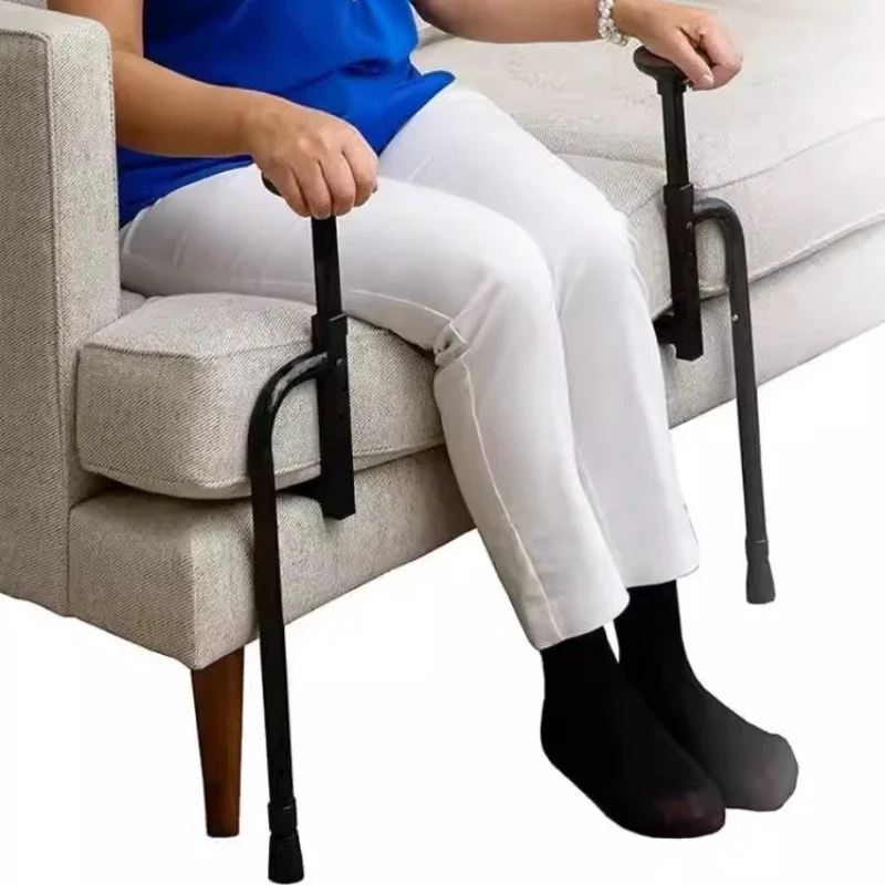 Elderly Standing Assistance Rail, Height Adjustable Bedside Safety Handle, Sit-to-Stand Helper for Chair & Recliner JJ769