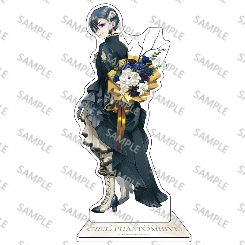 Black Butler Figure Anime Peripherals Acrylic Stand Sebastian·Michaelis Desk Ornaments Action Figure Gifts Collections - view 3