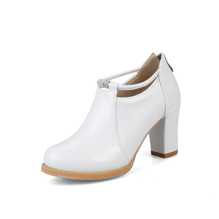 Big Size 11 12 13 14 15 16 ladies high heels women shoes woman pumps Rough heel Shallow mouth Package the heel