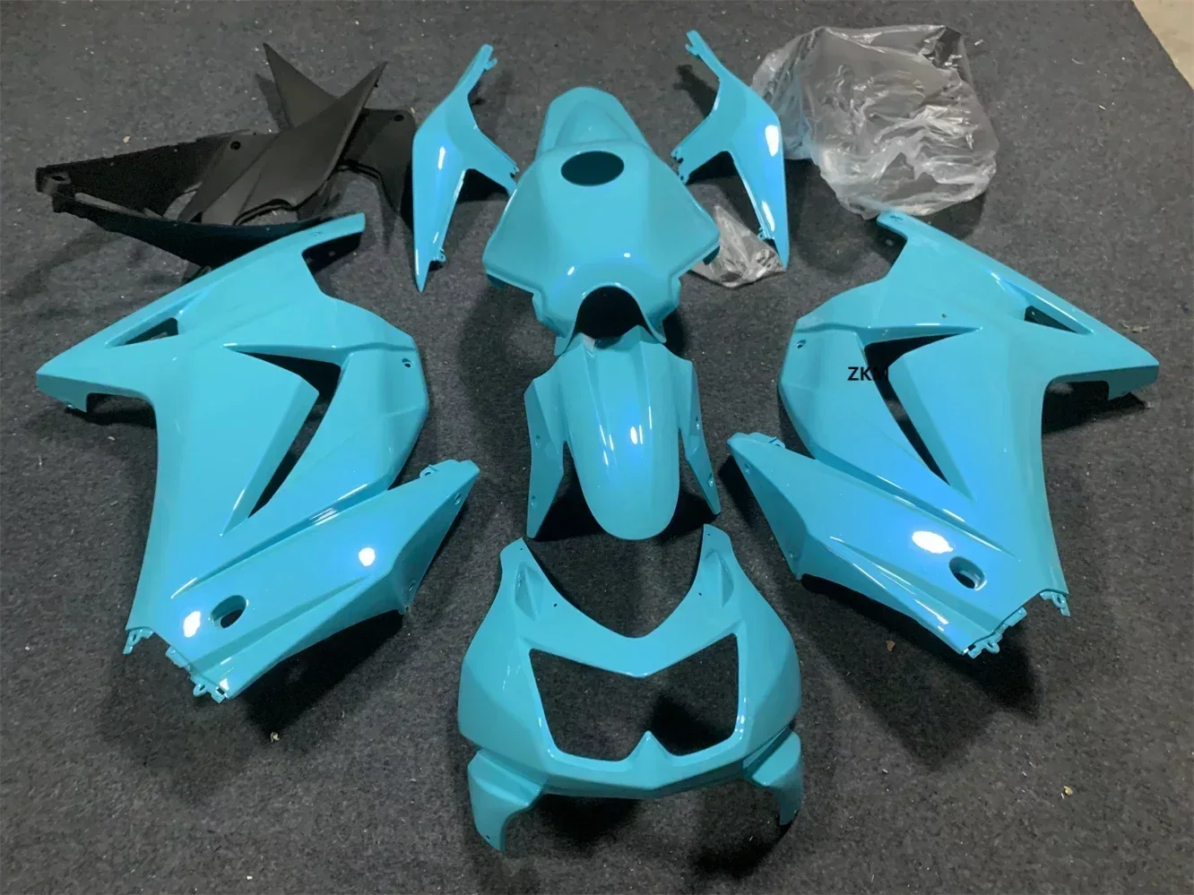 

for Ninja250R EX250 Ninja 250R 2008-2012 Motorcycle Accessories Bodywork Injection ABS Full Fairings Panel Mold Kit