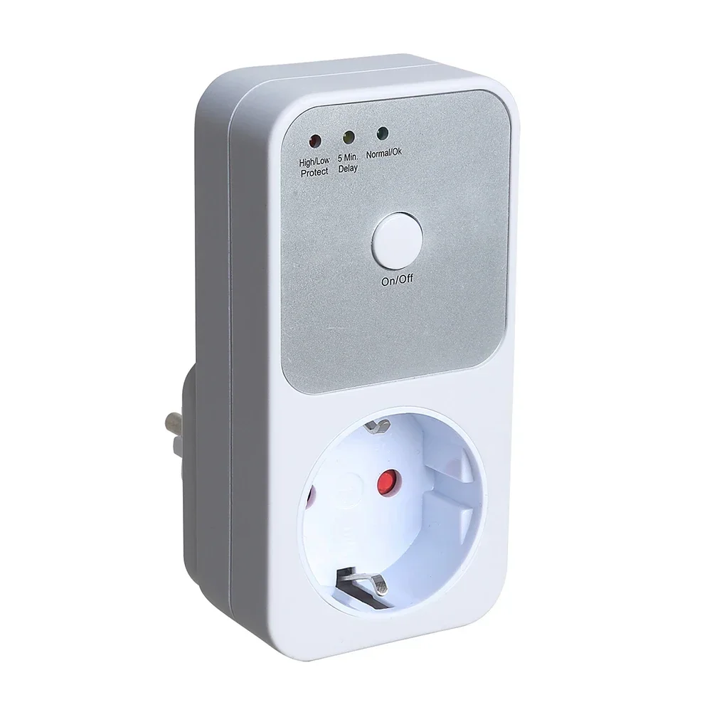 Voltage 220V Stabilizer For Socket Surge Protection Electrical Outlets ON &-OFF Button Directly EU Timer Socket