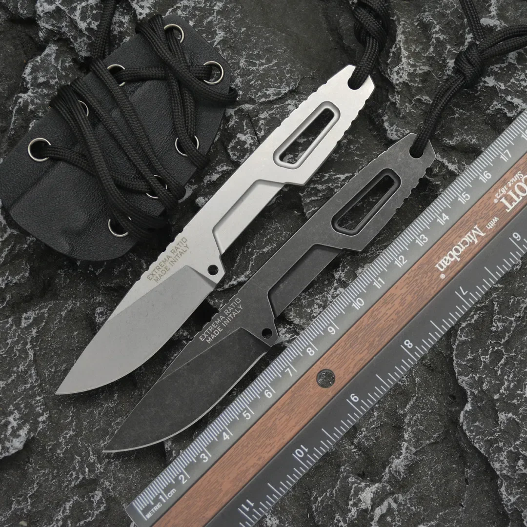 new Small Outdoor Tactical Hunting Tools D2 Steel Survival EDC Pocket Knives Self Defense Gift K Sheath