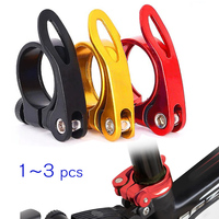 Bike Seat Post Clamp Quick Release Aluminum Alloy Bicycle Seatpost Saddle Lock MTB 31.8mm 34.9mm Cycling Accessories