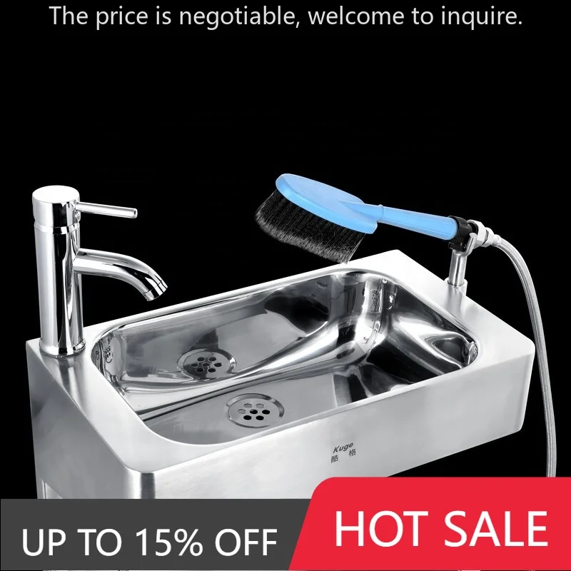 

Chinese Design Stainless Steel Washing Hand Basin Foot Wash Sink For Sale