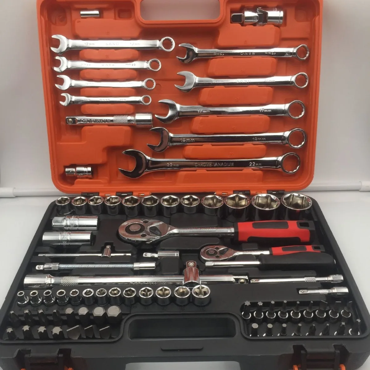 

Auto Motorcycle Machinery Repair Maintenance Tools Multi Functional Full Set Batch Head Ratchet Socket Wrench Combination