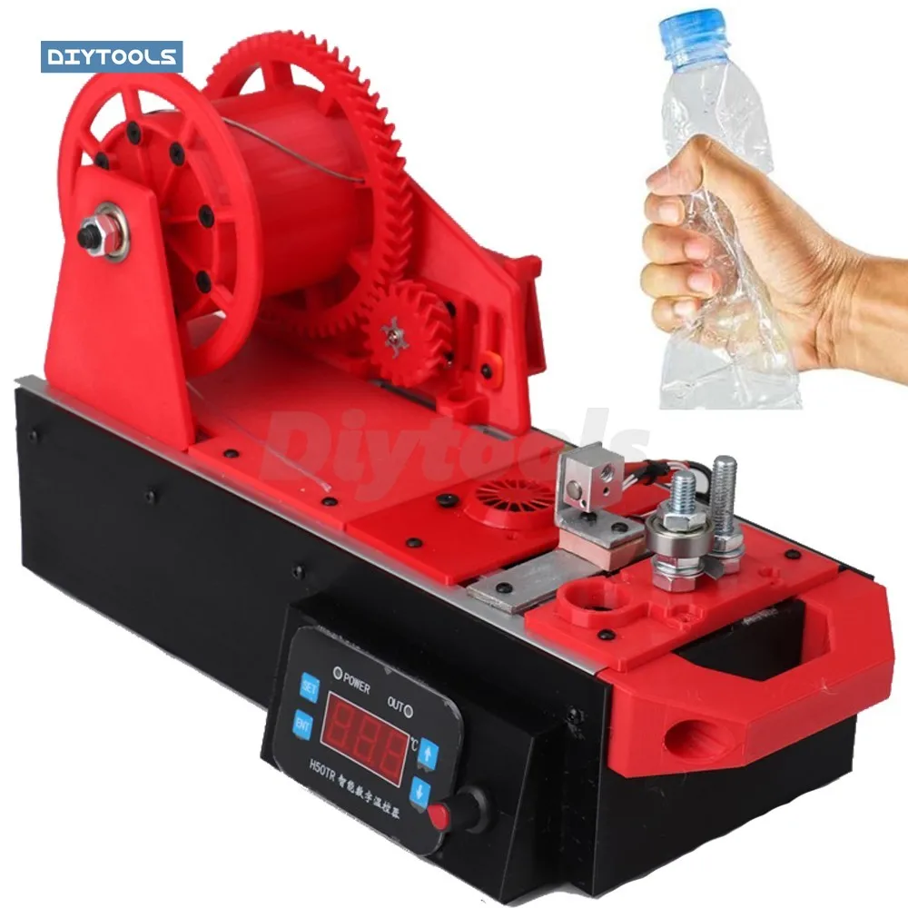 PET Bottle to 3DPrinting Filament Making Machine Desktop Filament Extruder 1.8mm Desktop Micro Injection Plastic Silk Making