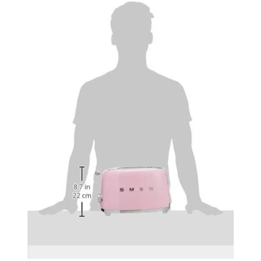 2-Scheiben-Toaster mit 6 kundenspezifischen Voreinstellungen, Abtaufunktion und herausnehmbarem Krümelschale für eine praktische Frühstückszubereitung in modernem K