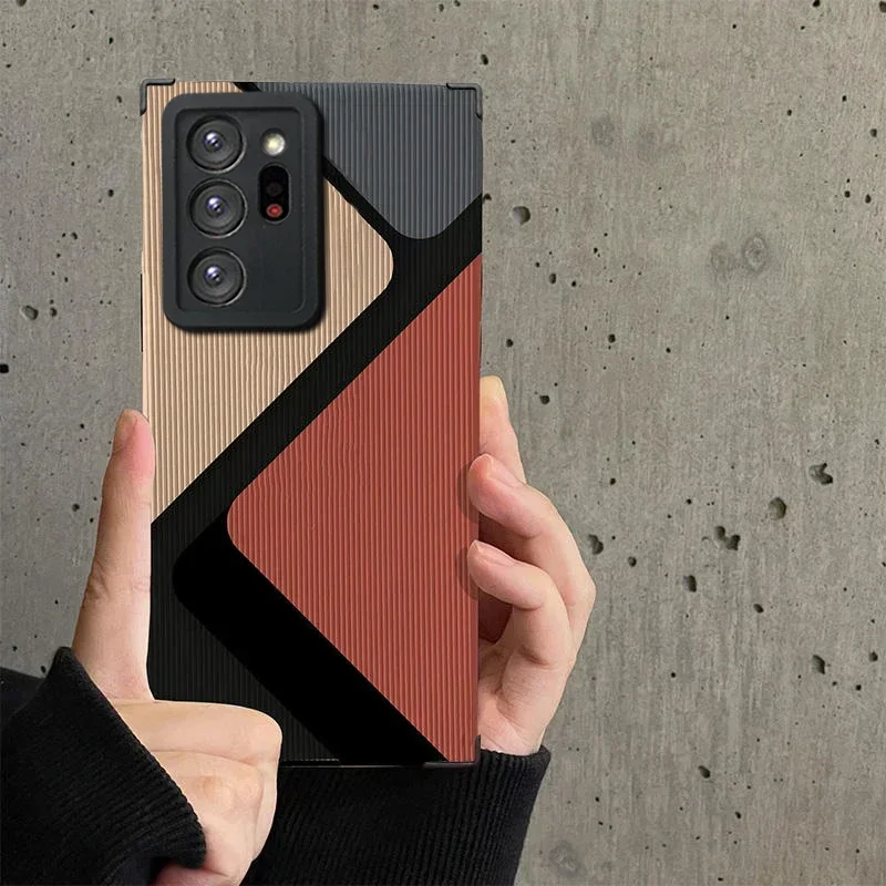 Funda için Samsung Galaxy S24 S23 S22 S 23 Ultra artı S20 FE Funda FE S23Ultra S24Ultra 4G 5G kılıf erkek kadın deri telefon kapak