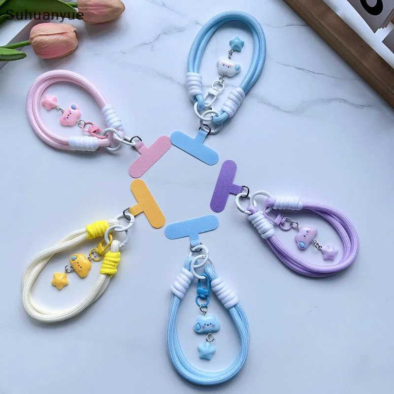 حقيبة الكاميرا الحبل مكافحة فقدان الأزياء سحابة الهاتف المحمول الحبل المفاتيح اليدوية السلطانية حبل الهاتف المحمول قذيفة قلادة #6