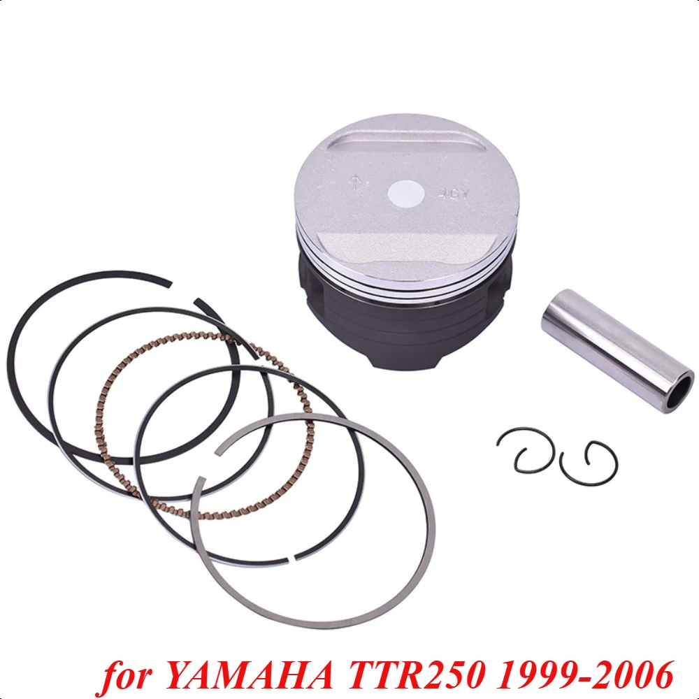 

73mm Pin 18mm 4GY-11631-00-C0 Motorcycle Engine Piston Rings Kit for YAMAHA TTR250 1999- 2006 TTR 250