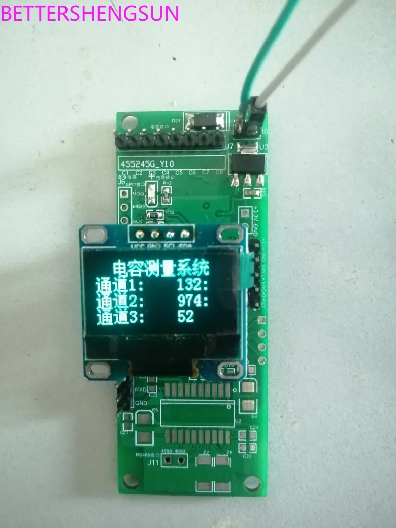 

PCAP01 board module, humidity sensitive capacitor, liquid level angle pressure sensor capacitor acquisition board