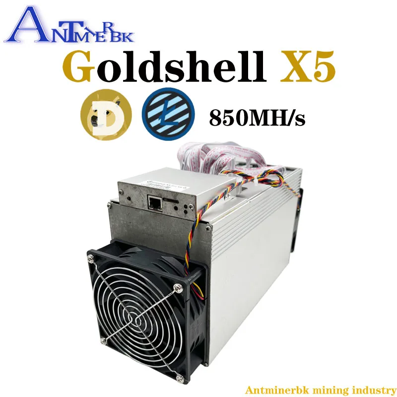 DOGE-minero LTC Goldshell X5 850M, minero Asic Scrypt, LT5Pro Mini-doge Antminer L7 L3 + A6 A4 + caja ST más económica, envío gratis