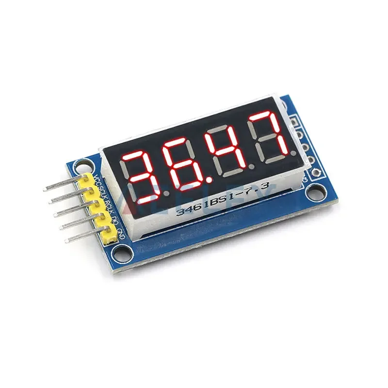 4 Bits 4bit Digital Tube LED Display Module Red Four Serial forArduino 595 Driver image 3