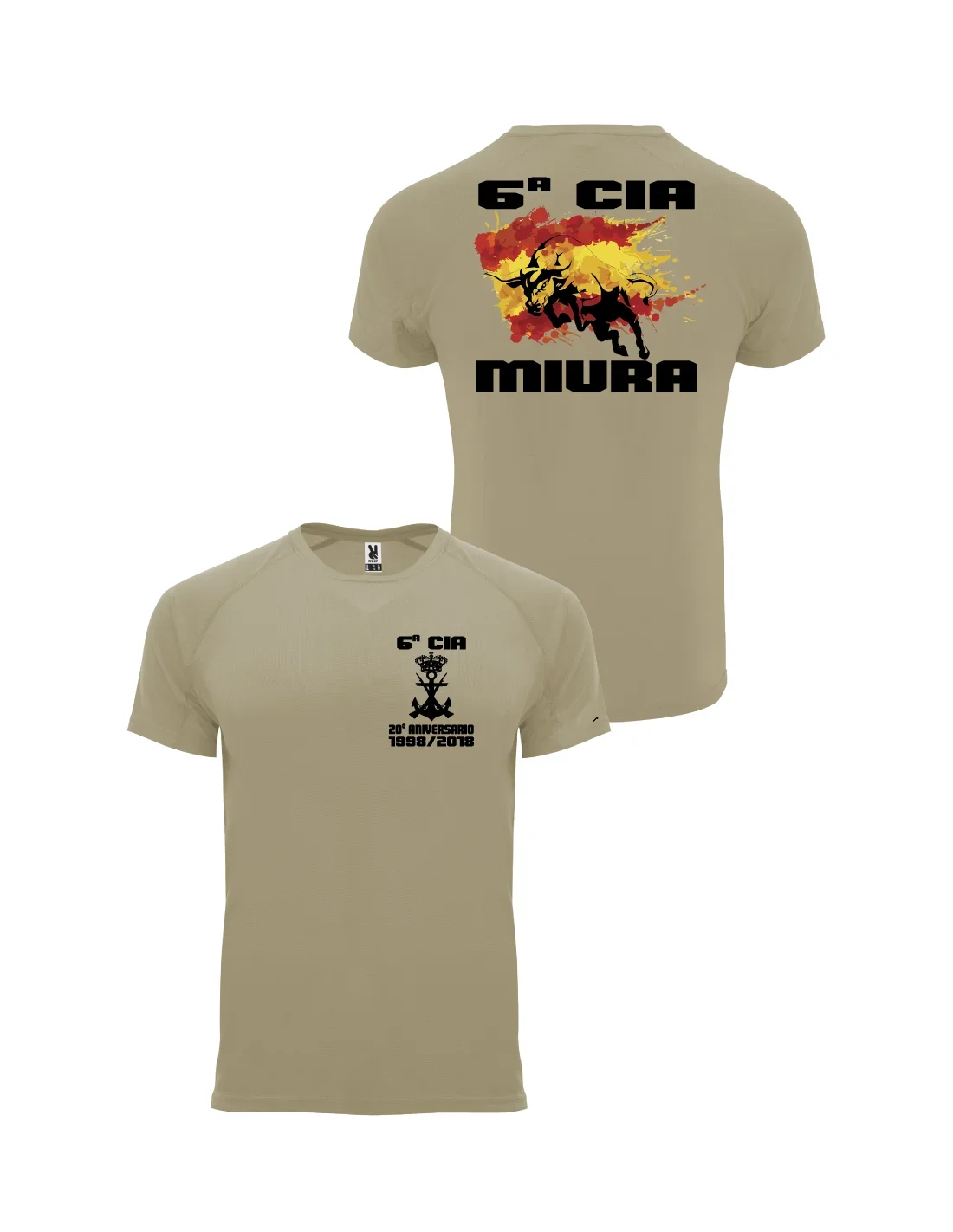 6ª Compañía Aniversario Infantería De Marina Men T-Shirt Short Sleeve Casual Cotton O-Neck T Shirt