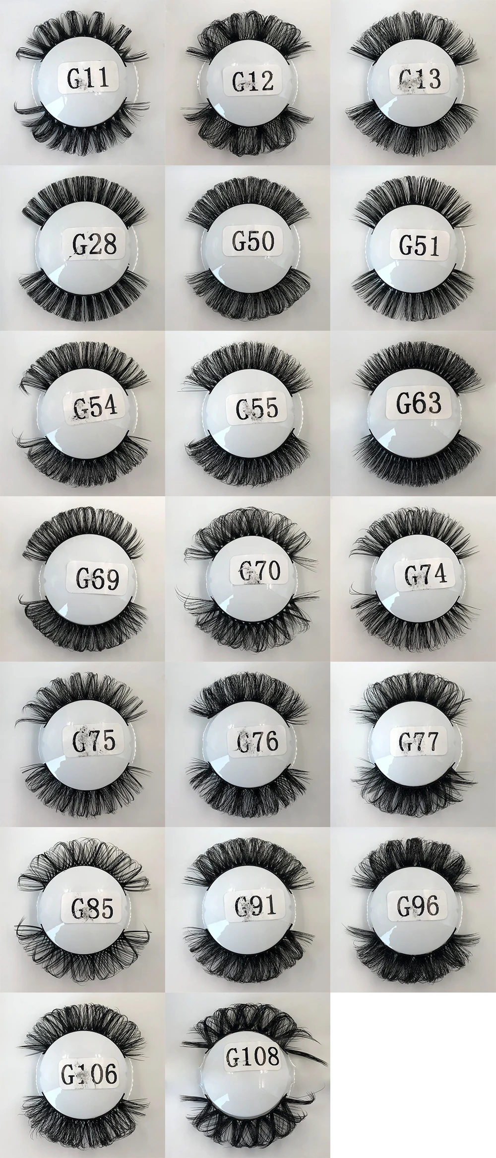 Russian Strip Fluffy Natural C D Curl Mink Lashes Styles Wholesale Russian Volume Dramatic Soft False Eyelashes Extension Makeup