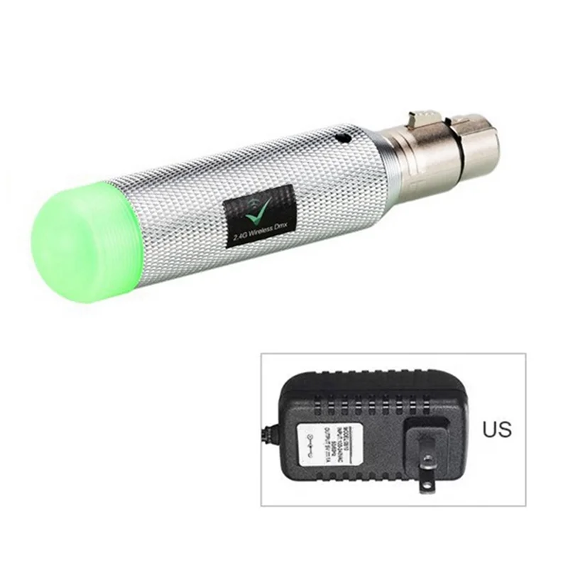 M16K-US Plug Rechargeable Battery Wireless Dmx512 Signal Receiver DMX Signal Receiver Wireless Transmission Signal