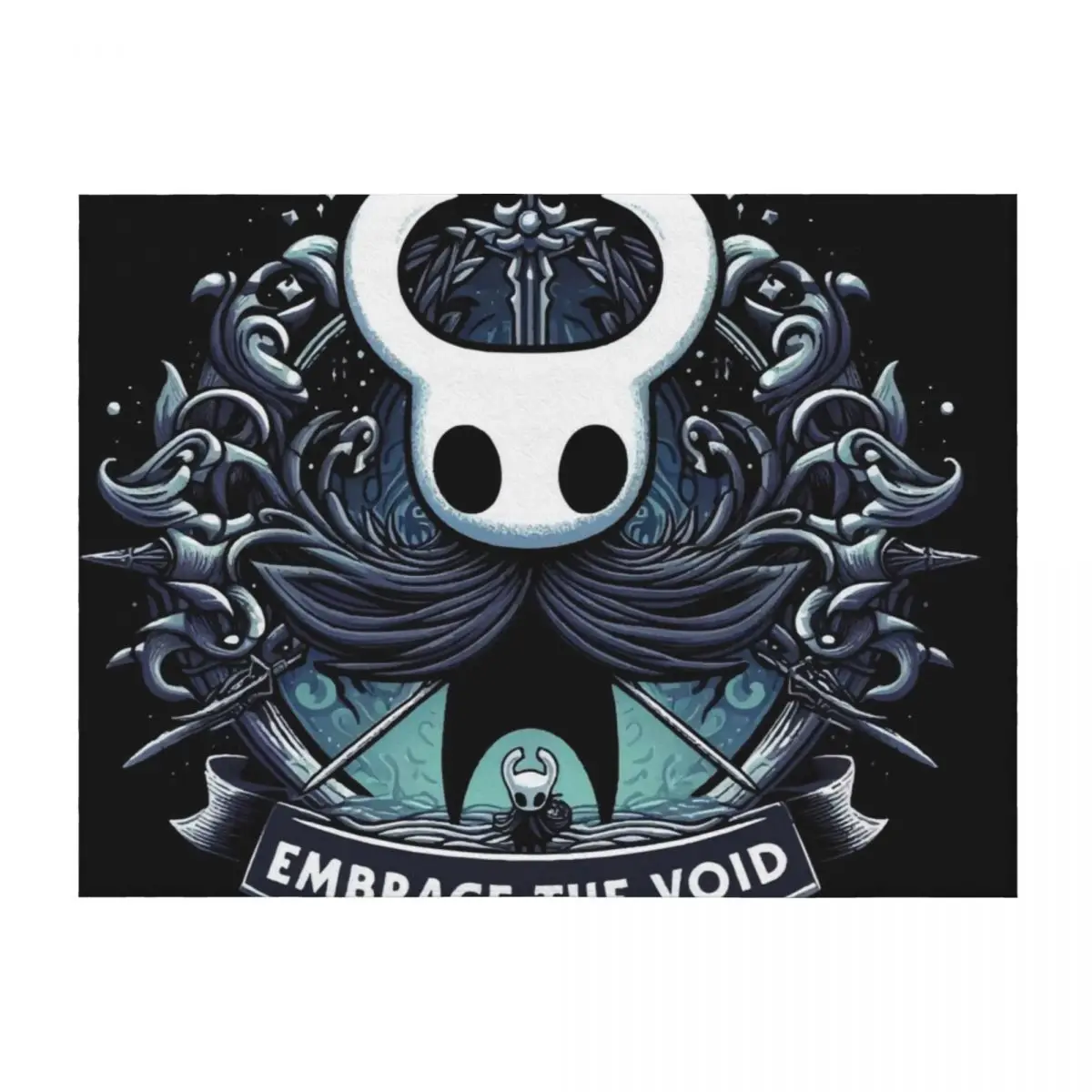 

Hollow Knight Fanart Throw Blanket Soft Decorative Beds Soft Beds Tourist Blankets