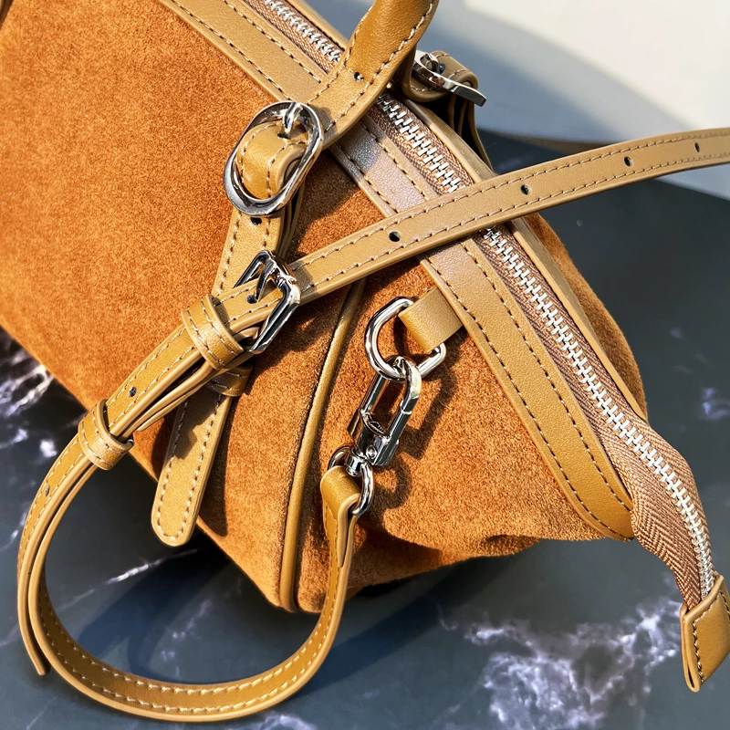 حقائب نسائية من جلد البقر الطبيعي بتصميم فاخر وحقائب يد 2025 جديدة من الجلد الطبيعي بمقبض علوي وحقيبة كتف صغيرة بأحرف أولية مخصصة جودة عالية ًالشحن مجانا وصول الشحن السريع #6