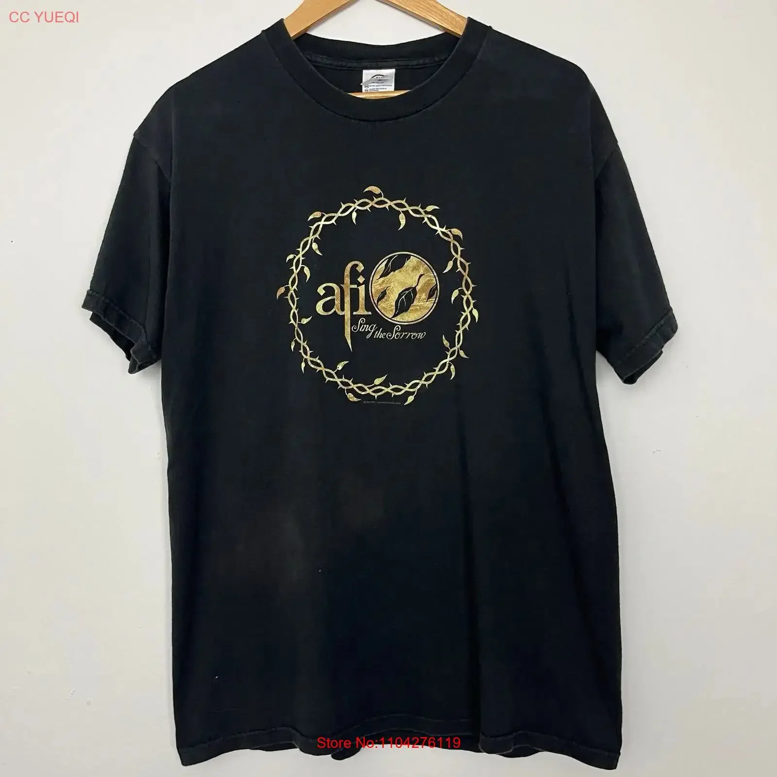Vintage 2003 AFI Sing The Sorrow T shirt vintage Washed graphic Stylish Comfortable streetwear designer clothes