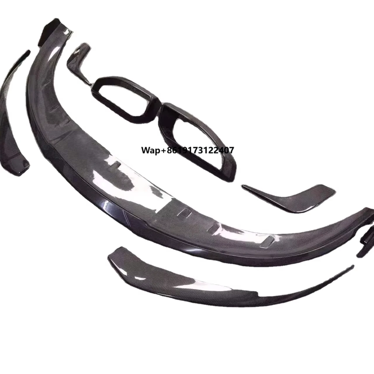 

Высококачественный карбоновый обвес в стиле Brabus для нового переднего бампера: комплект для тюнинга с креплением на болтах, набор для переоборудования автомобиля