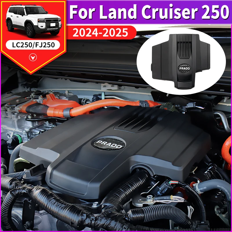 For Toyota Land Cruiser 250 2024 2025 Prado LC250 1958 First Edition FJ250 Engine Dustproof Hood,Upgraded Accessories Tuning