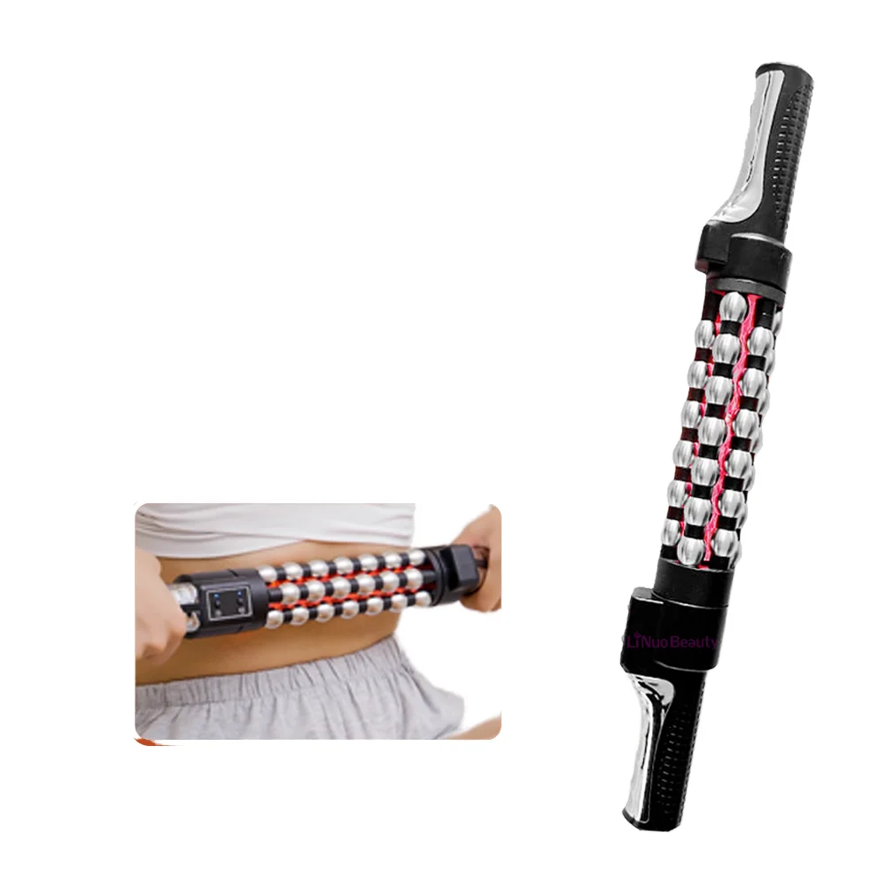 Roller Muscle Massage Lymphatic Drainage Device Ude for Home Salon Vibration Inner Ball Rolling Body Shaping Machine