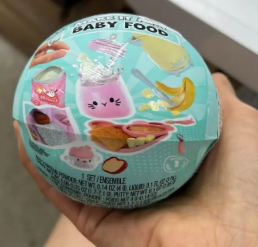 دمية مفاجأة جديدة MGA Miniverse DIY لعبة طعام تكميلية للأطفال كرة صغيرة للفتيات لعبة يدوية مفضلة