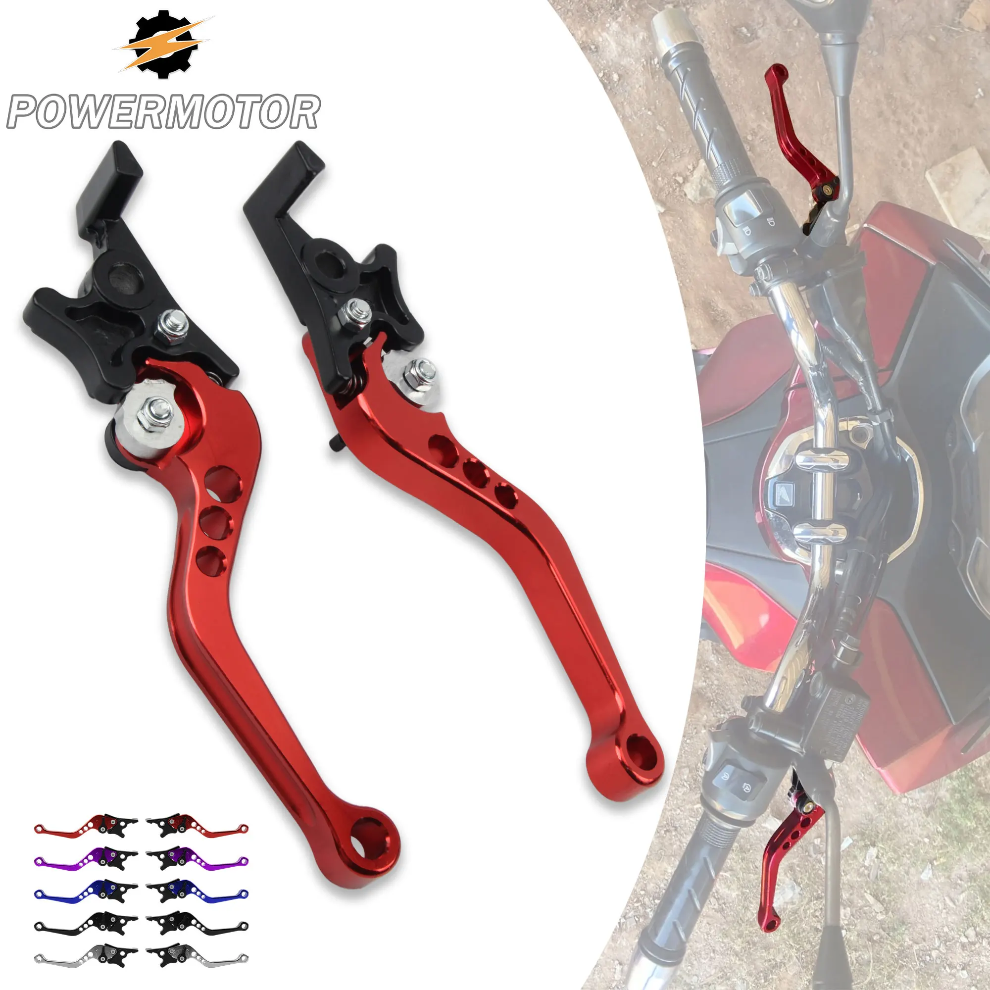 

DirtBike Motorcycle Brake & Clutch Levers ATV UTV Front Rear Disc Brakes Double Disc Brake Handle Lever Supermoto Modified Parts